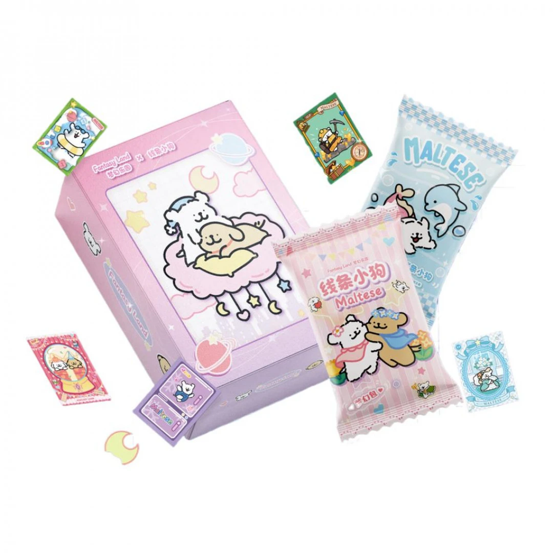 【对对碰】《梦幻乐园》线条小狗 盲盒收藏卡牌 国卡二创 默认代拆