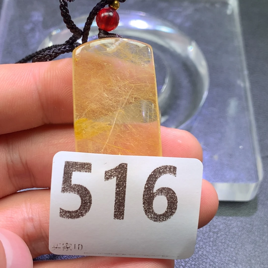 M***y水晶未镶嵌颈饰天然水晶石吊坠