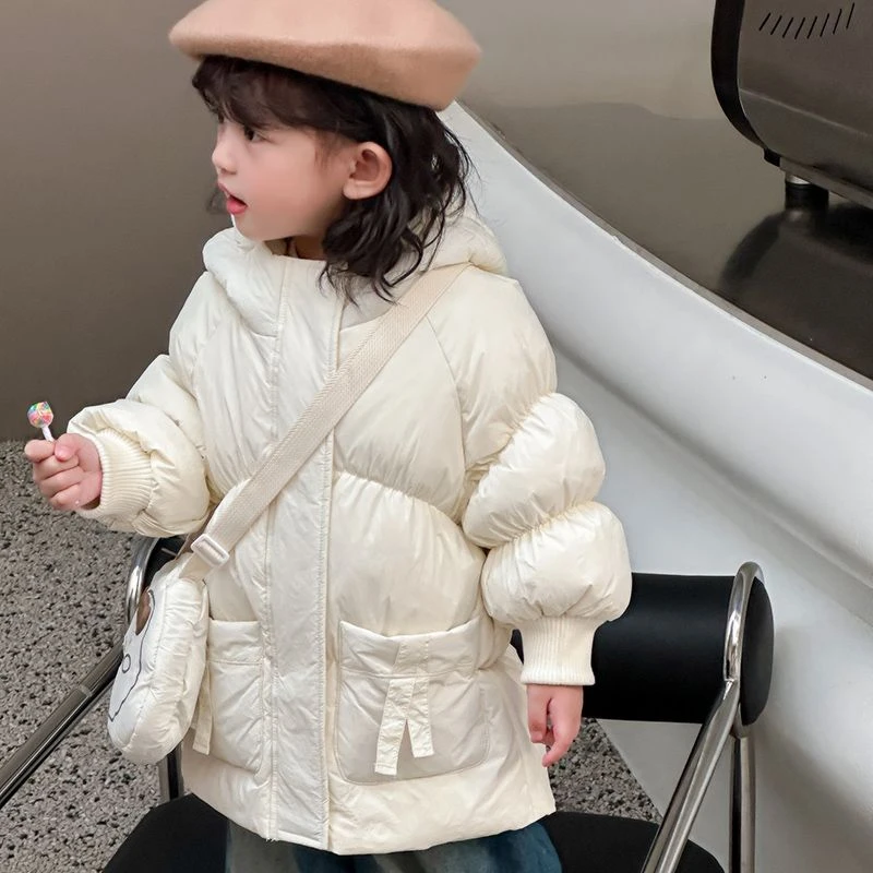 宝宝儿童羽绒服女童2025年新款洋气儿童冬装保暖加厚可爱女孩外套