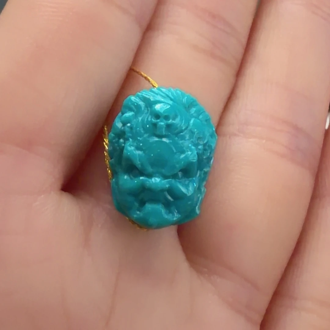 绿松石未镶嵌颈饰