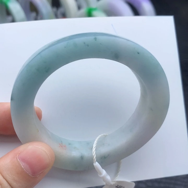 定制翡翠未镶嵌手镯18号