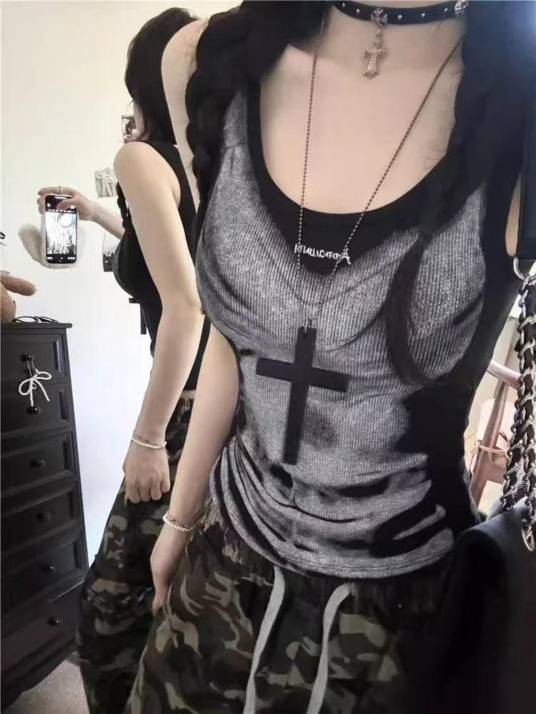 【凯蒂2】夏季辣妹上衣吊带背心