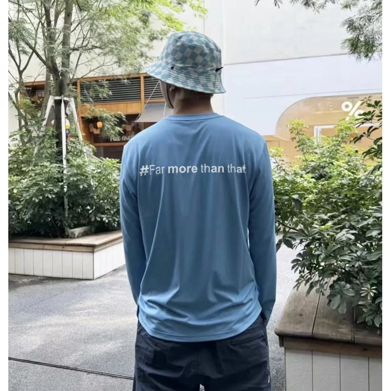 叠穿好帮手】夏季男女款吸湿透气排汗长袖 轻薄速干防晒防蚊虫T恤