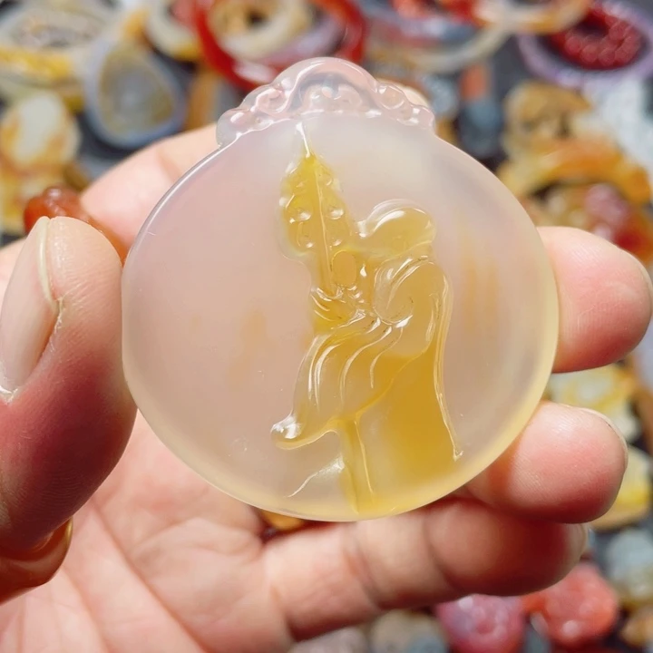 玛瑙/玉髓未镶嵌颈饰