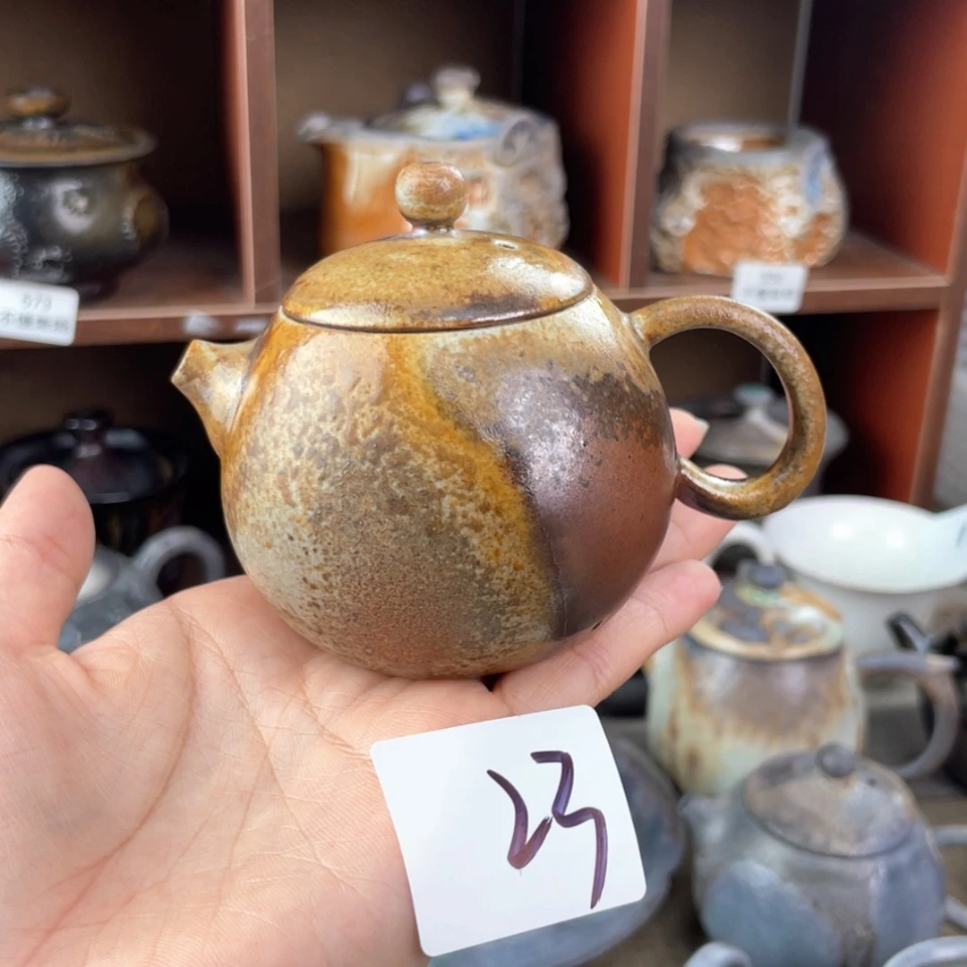 23陶泥龙蛋壶一起喝茶