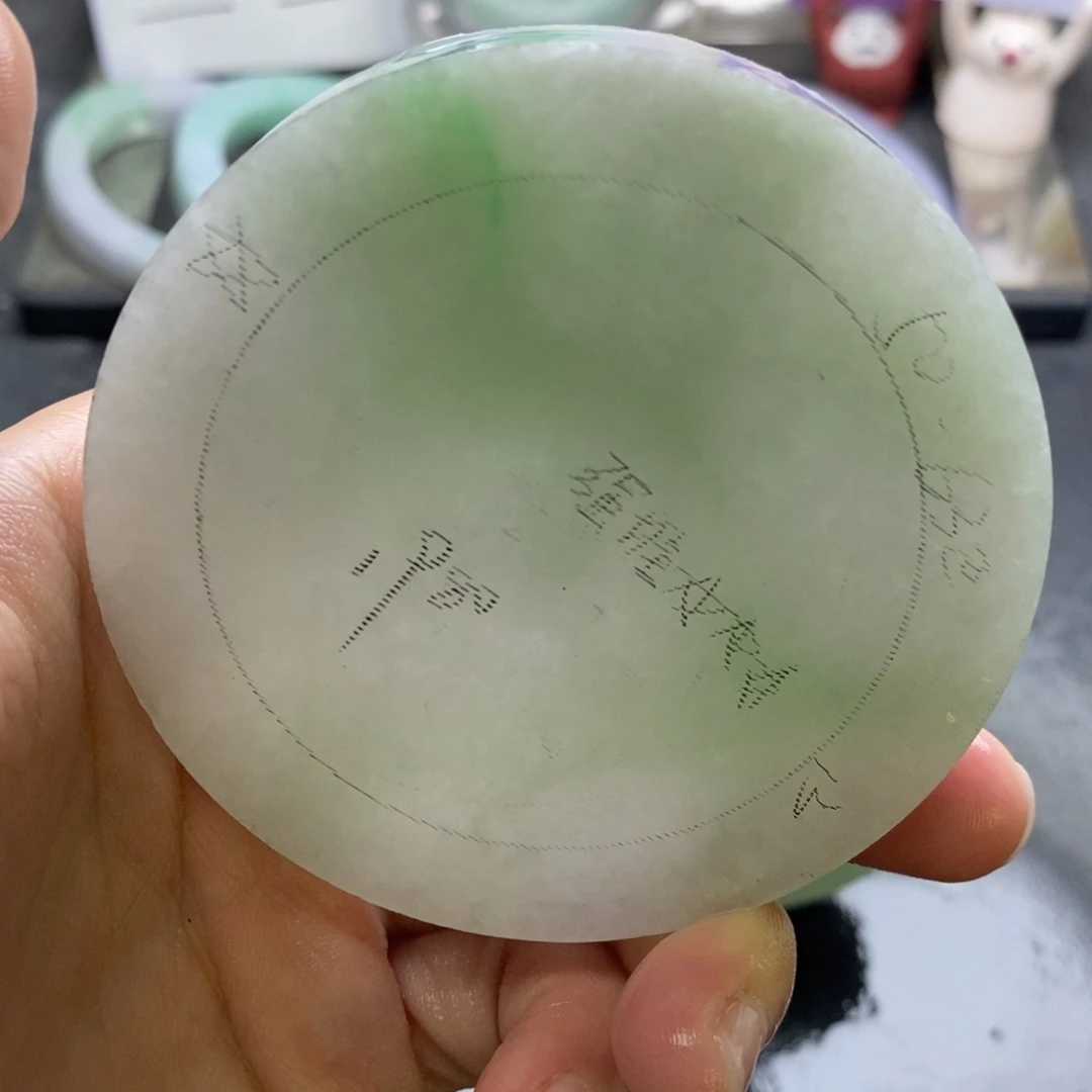 定制翡翠未镶嵌翡翠手镯