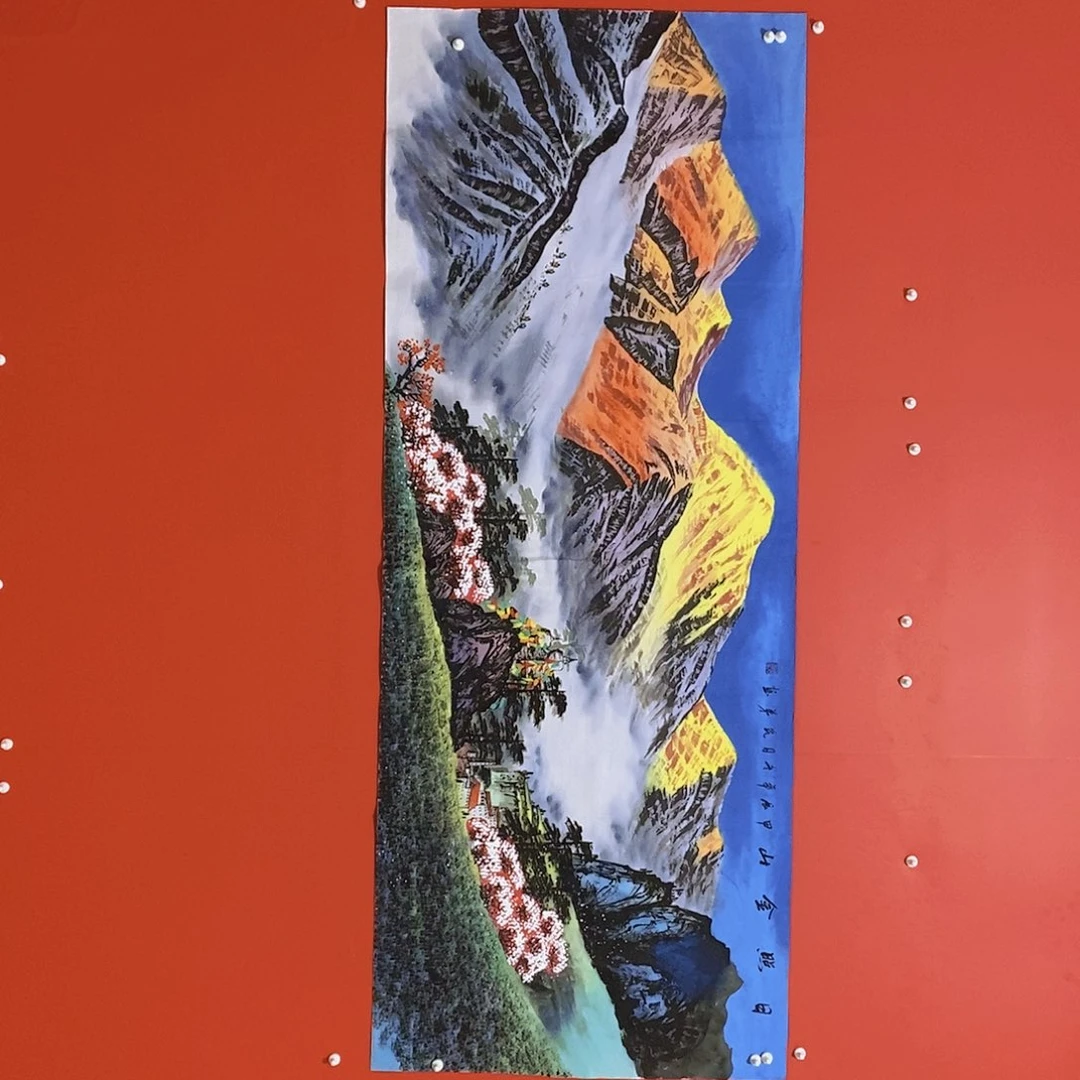 国画山水花鸟国画作品
