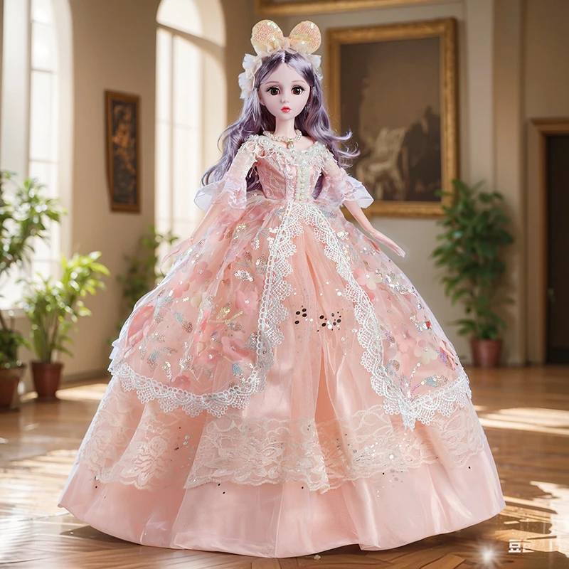 60厘米伊莱恩公主洋娃娃-礼盒装-女孩公主生日礼物玩具
