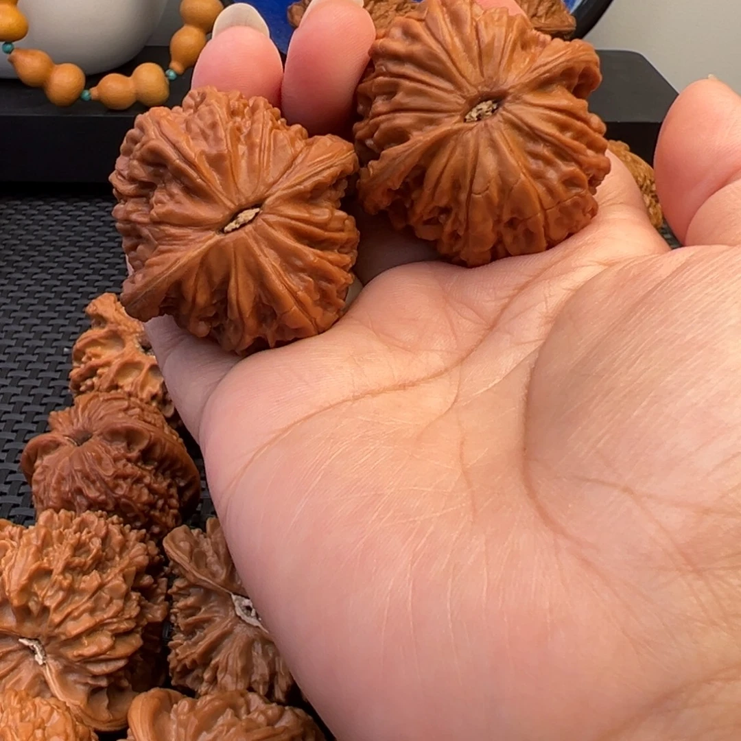 文玩核桃把件磨盘41