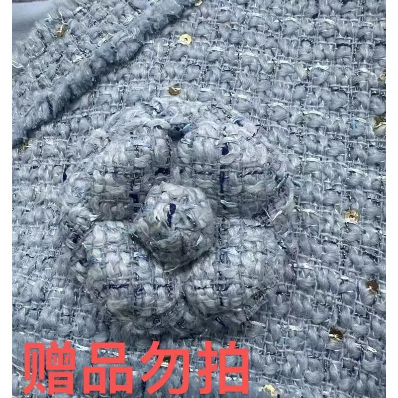 非金属布艺胸针 赠品勿拍剀剀莉（蓝风铃山茶花）高定手工百搭胸针