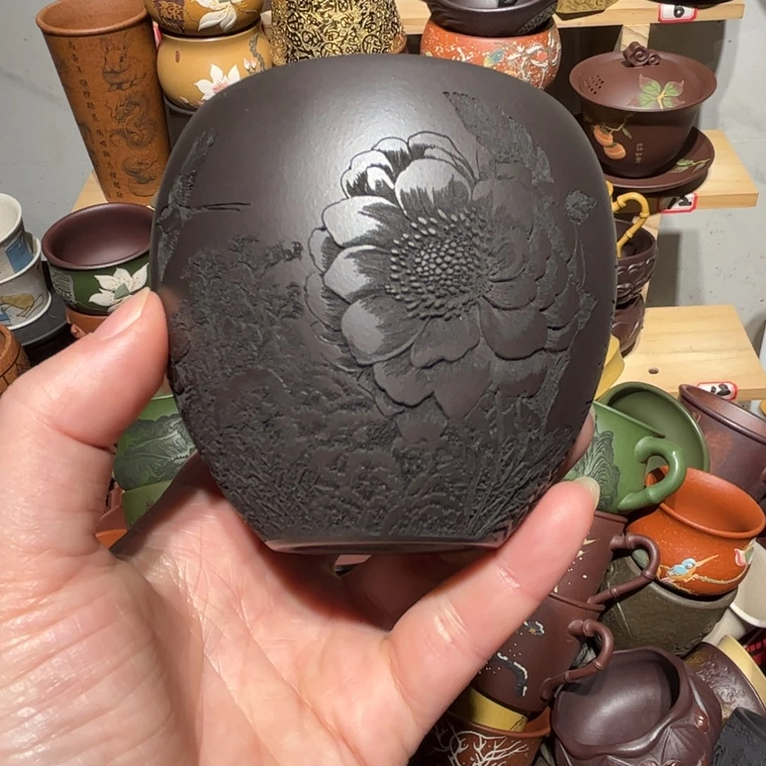 紫砂茶杯宜兴紫砂主人杯