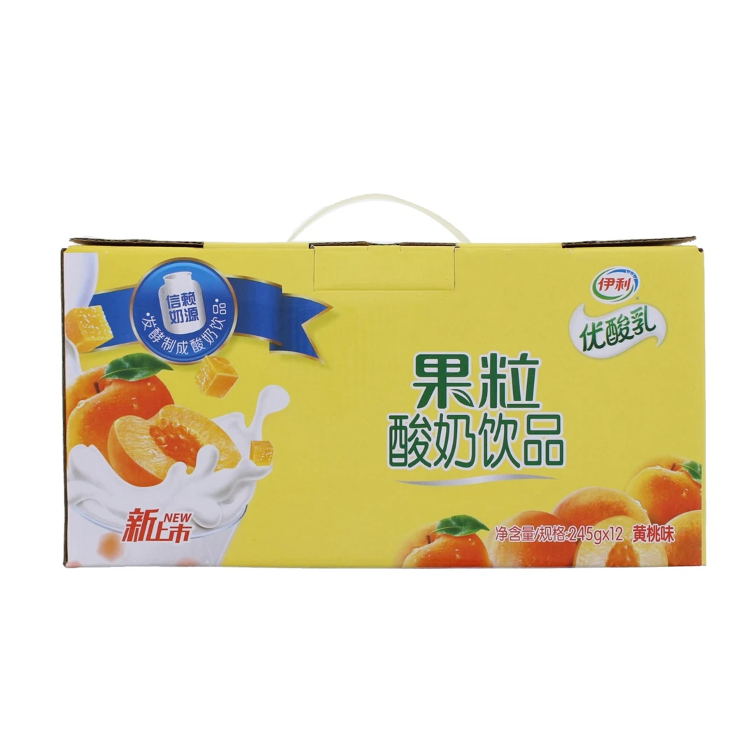 10月，伊利果粒酸奶饮品 黄桃味 2940g(245g*12瓶)