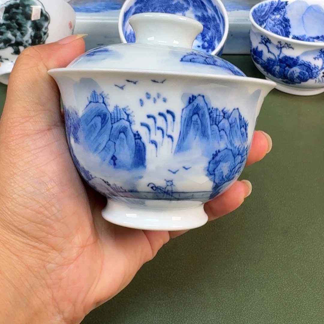 景德镇纯手绘茶具圆圆212