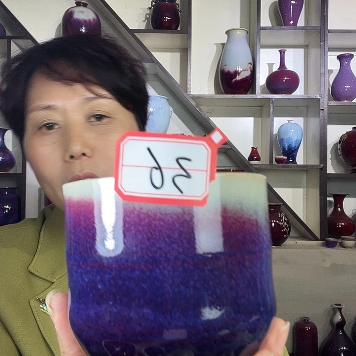 瓷片北**雪钧瓷手工艺品杯子