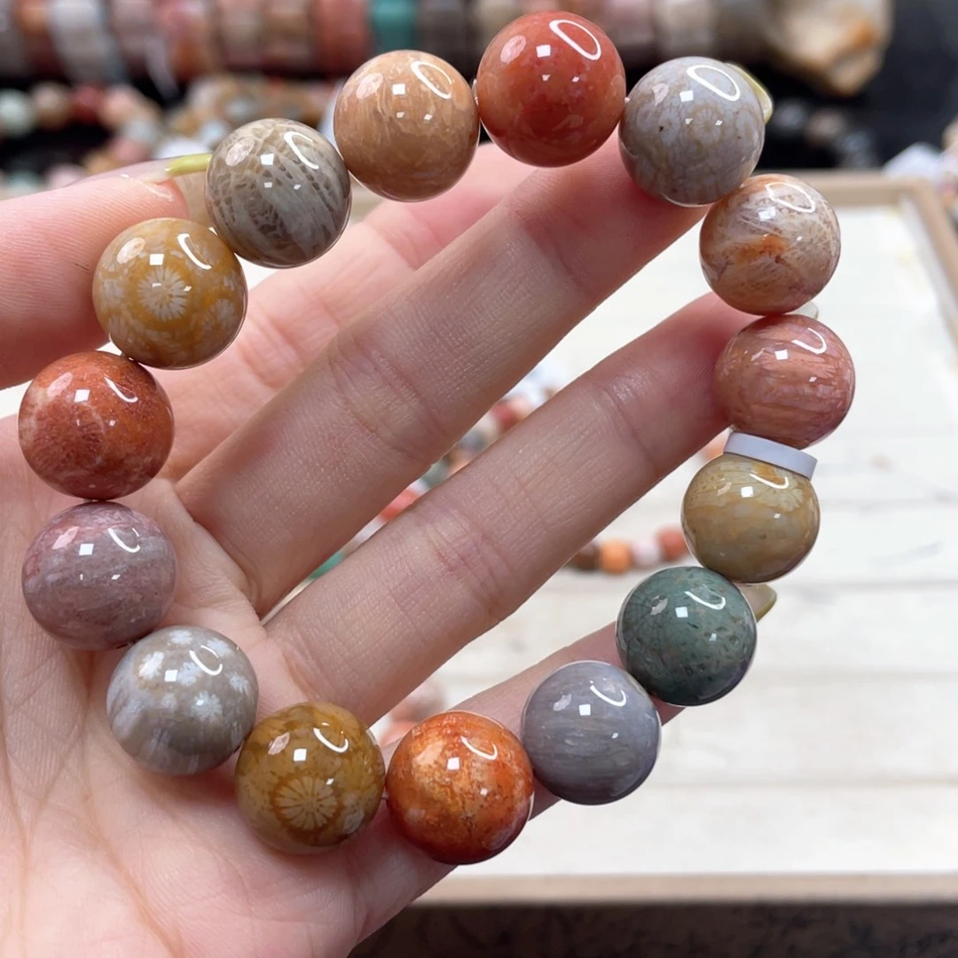 硅化珊瑚（珊瑚玉）手链未镶嵌梦**云230