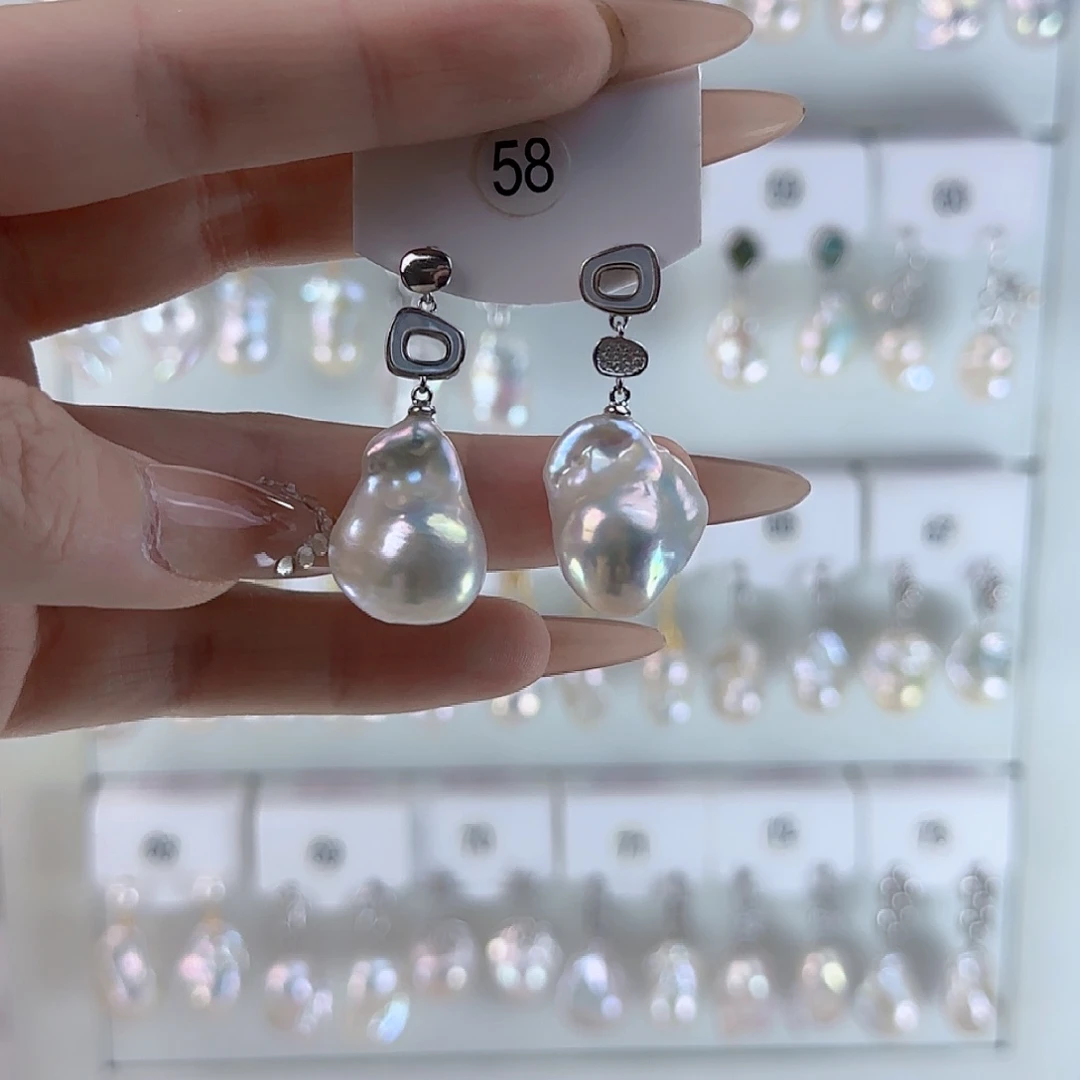 耳饰未镶嵌淡水珍珠