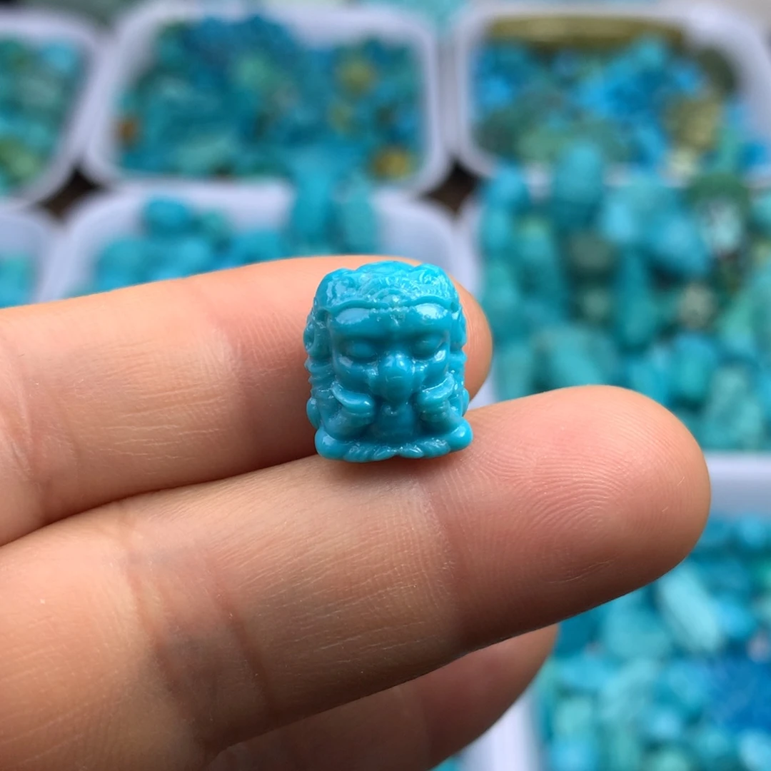 绿松石未镶嵌吊坠(不含链)14×12×10