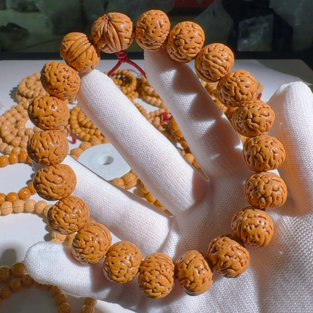 -***子手串文玩核桃野生万象1.7