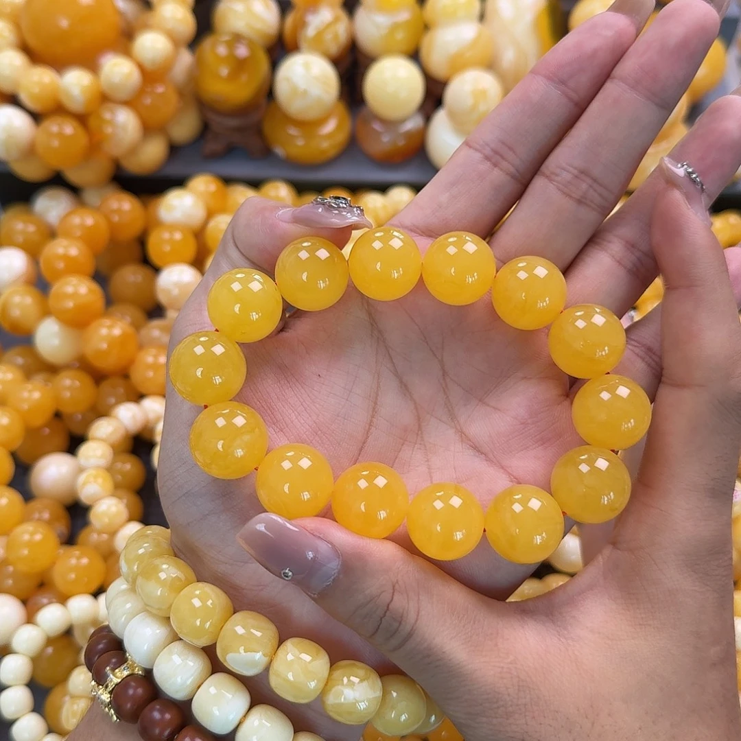 蜜蜡未镶嵌珠宝奇石同料17mm