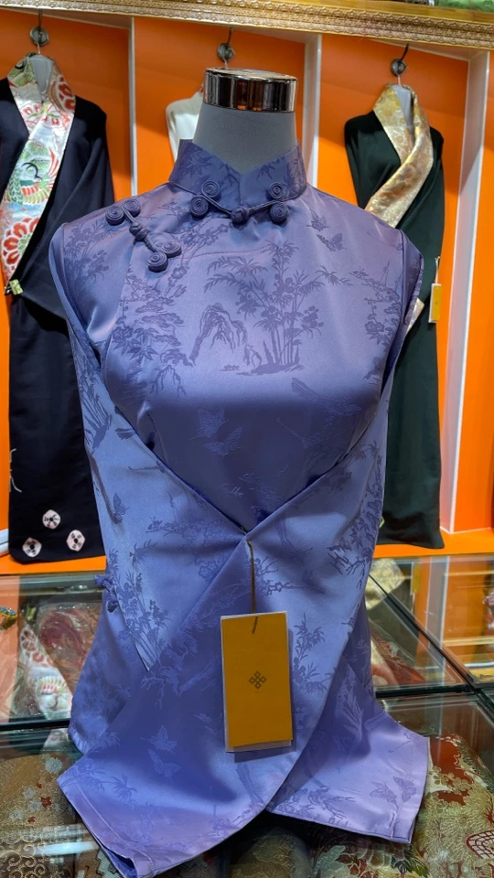 芭吒纯色衬衣简约藏式藏袍内搭气质百搭藏族服装上衣