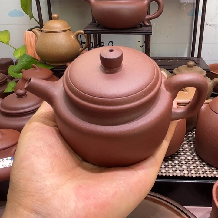 茶壶紫砂台西底槽清200cc德钟