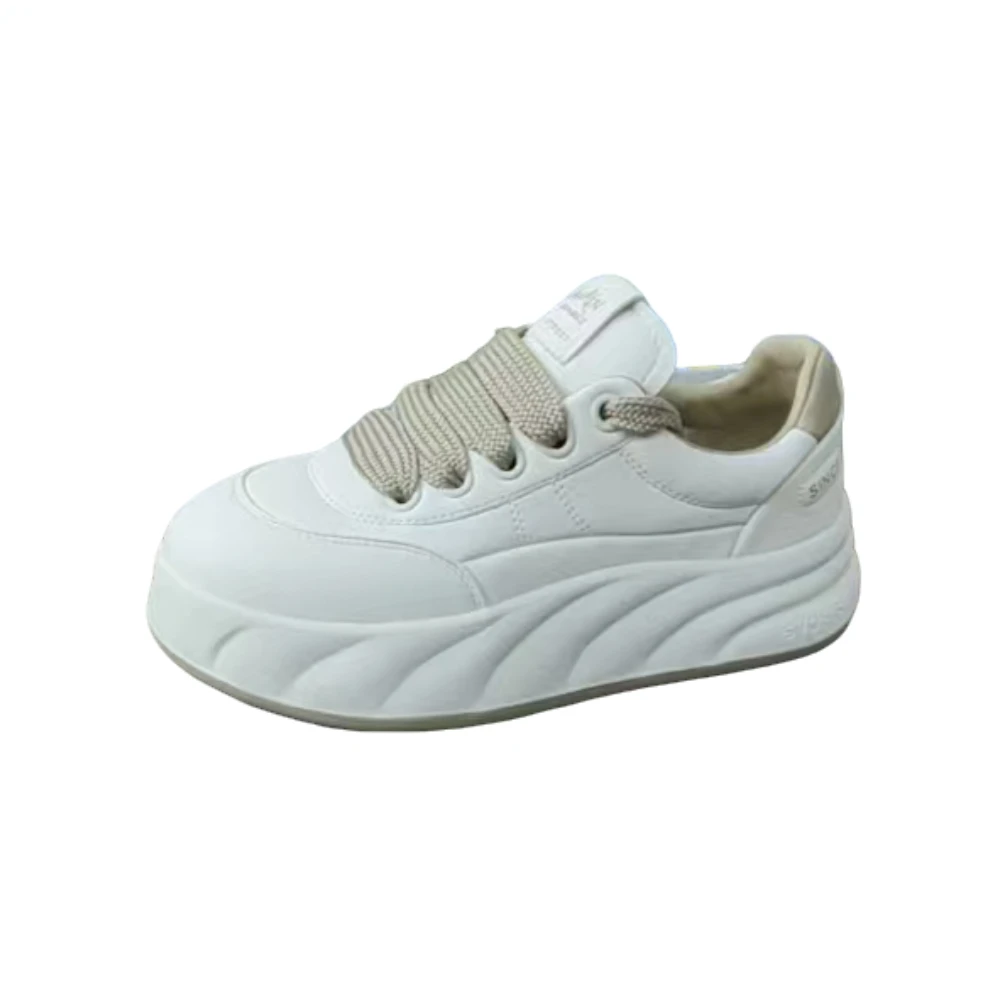 南E31032 206真皮厚底小白鞋 （标准尺码）