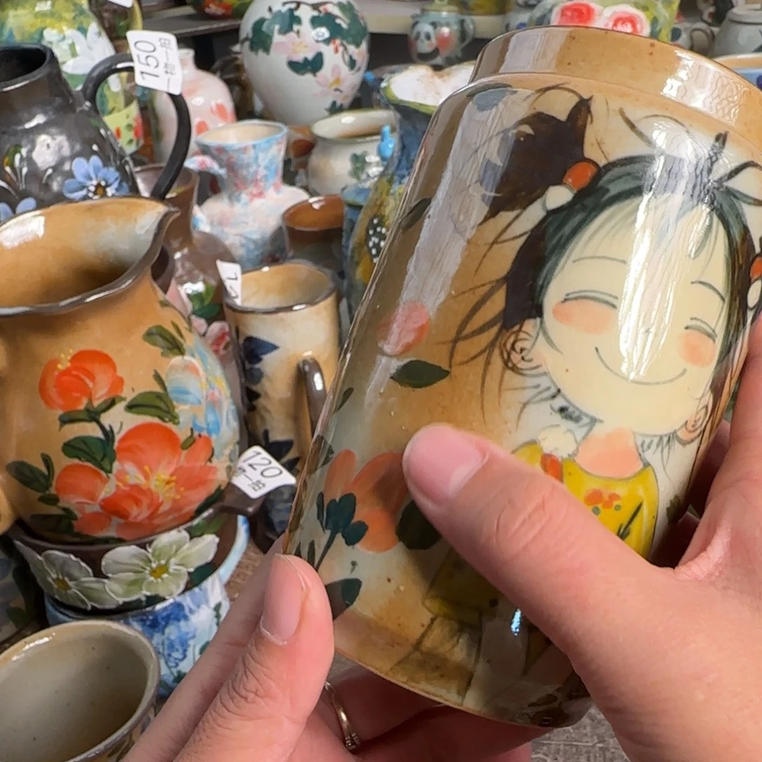 景德镇釉下彩陶瓷微瑕163