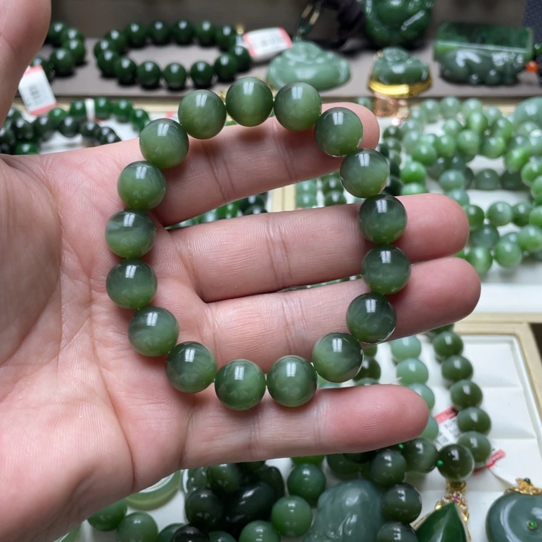 未镶嵌手串和田玉（碧玉）