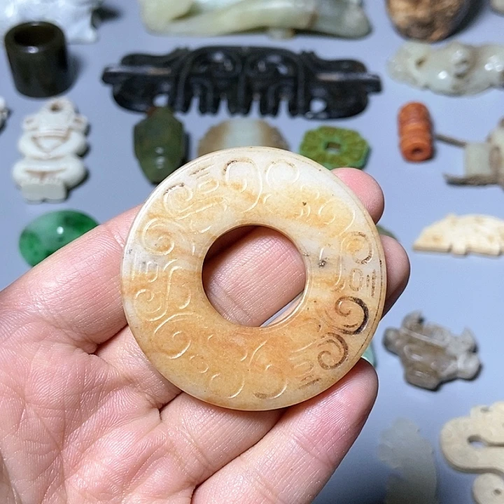 和田玉未镶嵌颈饰41