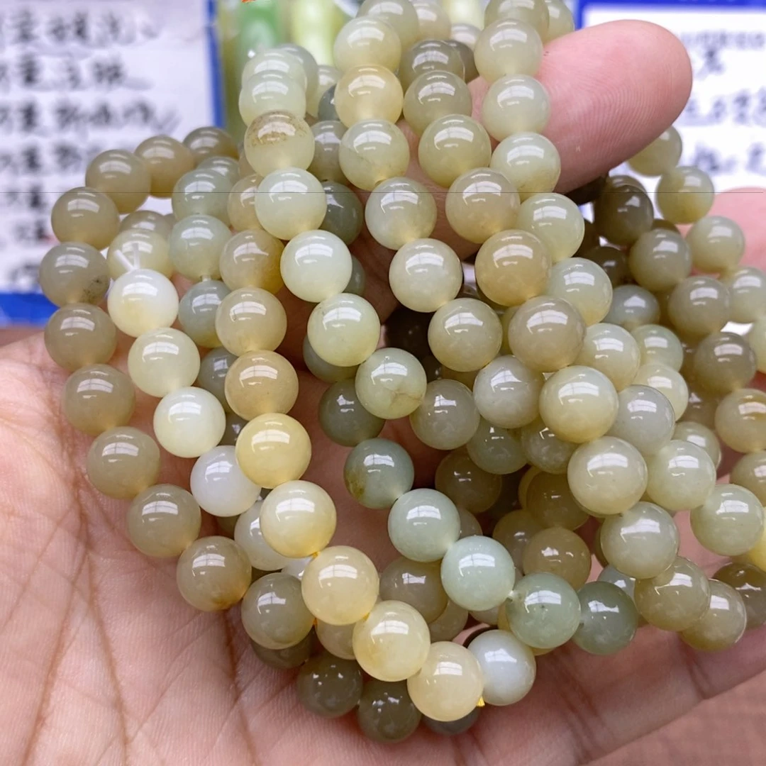 未镶嵌手串和田玉卡8拍一发一