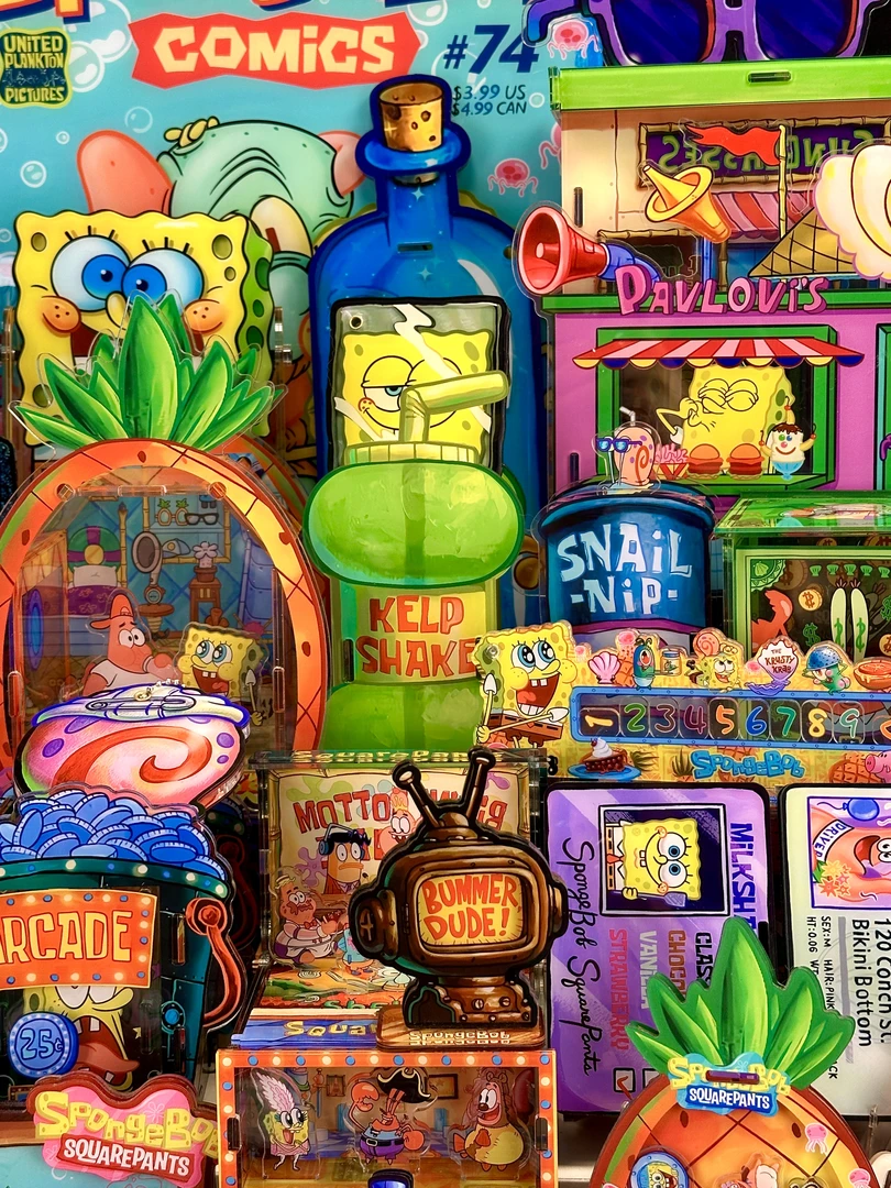 下播【合集】海绵宝宝创意手作亚克力