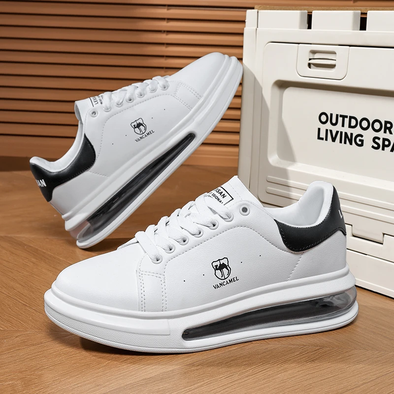 VANCAMEL/西域骆驼时尚百搭男士潮流运动鞋休闲新款板鞋春季透气
