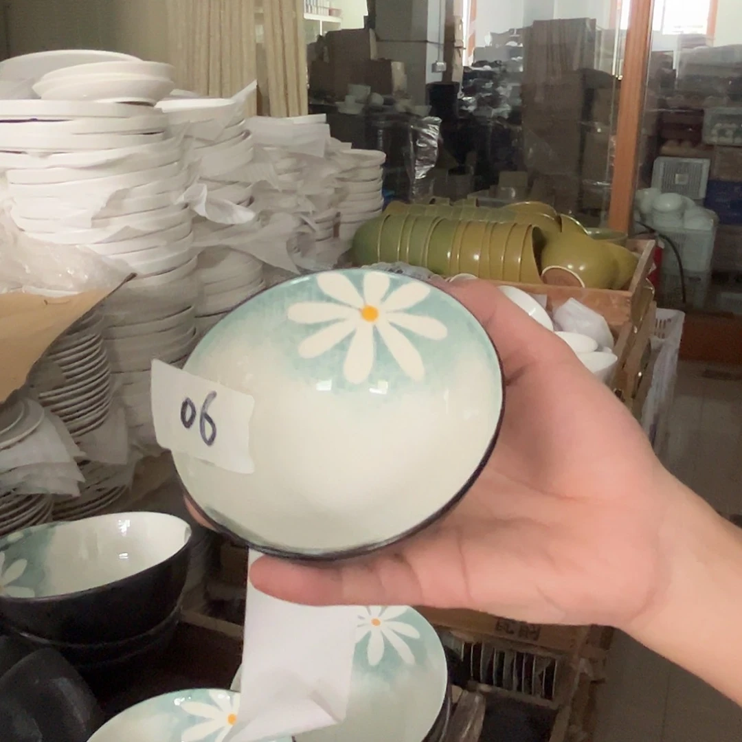 新骨瓷006。4.25寸小饭碗 两个装