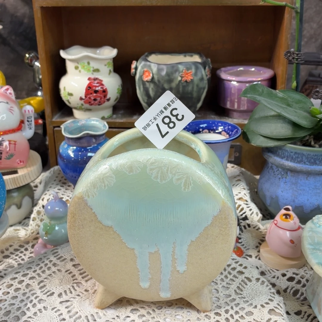 景德镇陶瓷花盆艺术中号