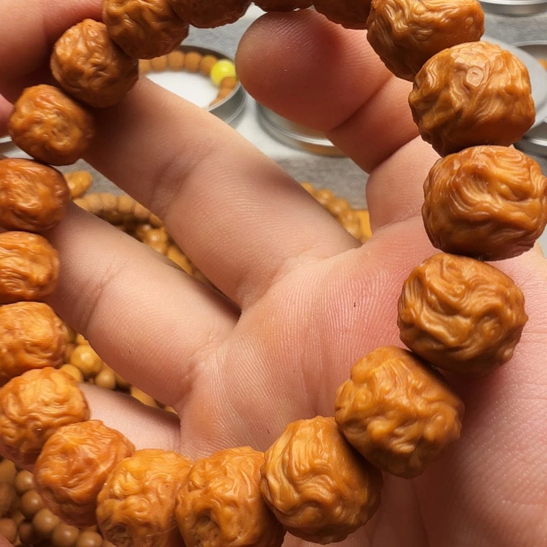 猴头核桃手串游龙