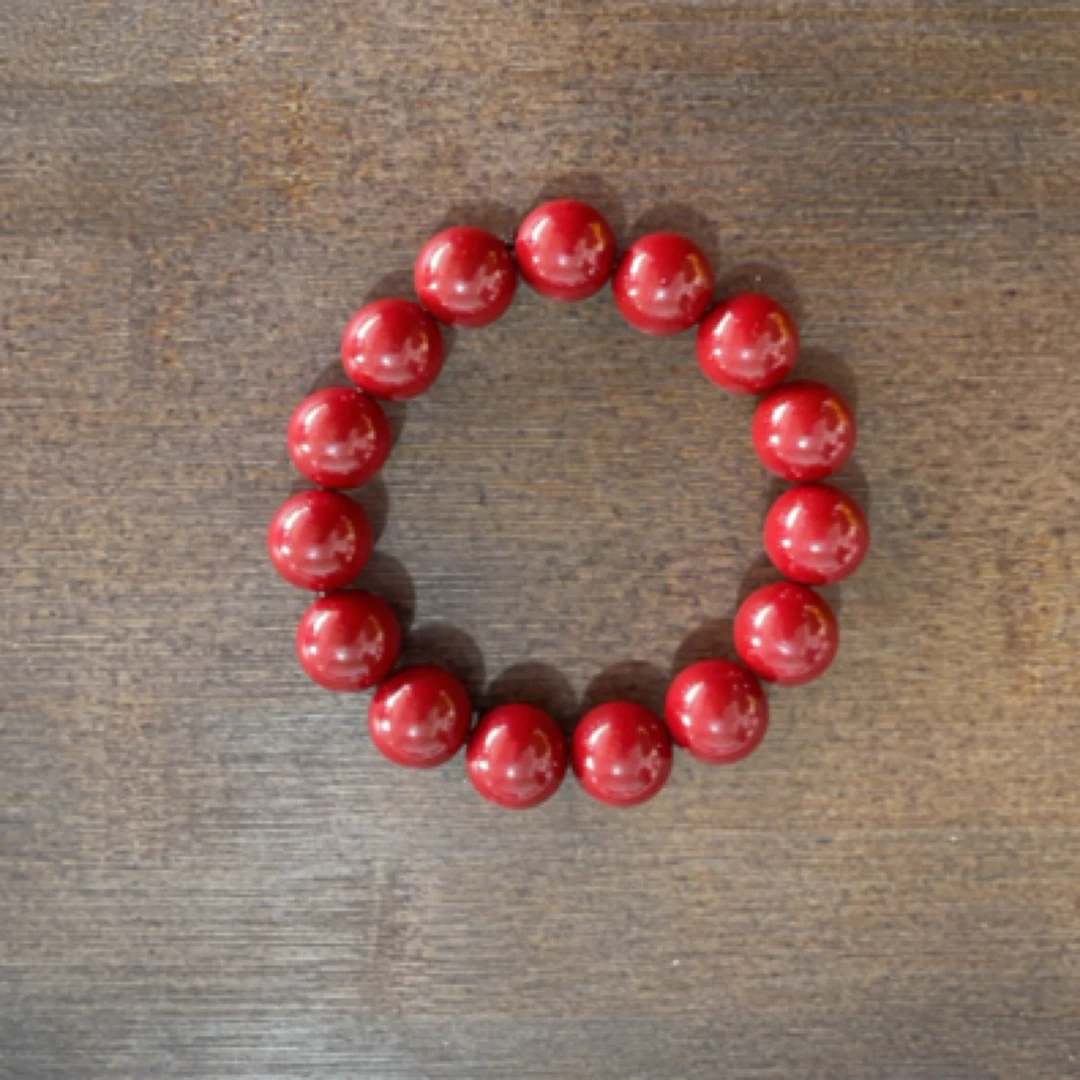 含辰砂工艺品朱砂红 精品手串