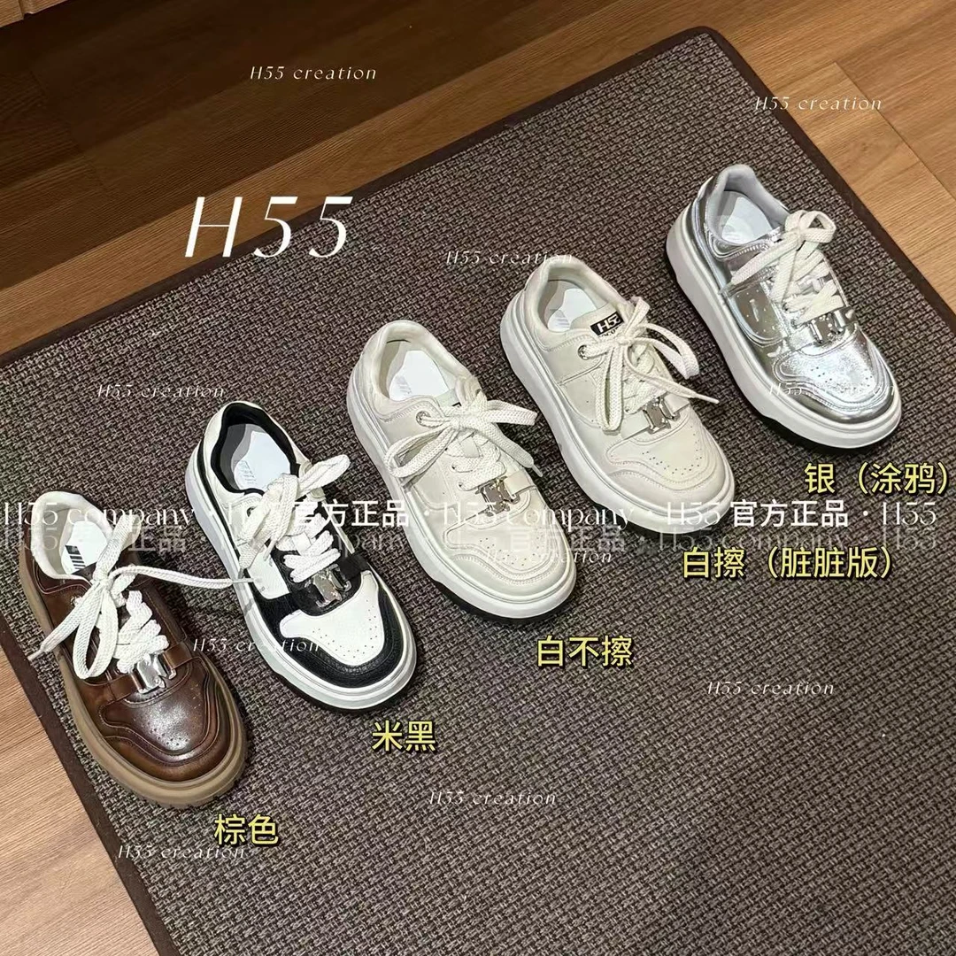 长期主义“万能搭”的擦色小银扣板鞋19-2742【X】