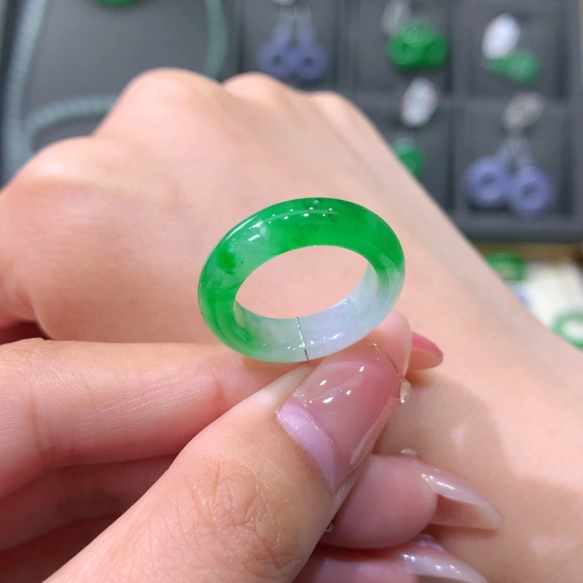 【闪购商品】翡翠戒指未镶嵌10号