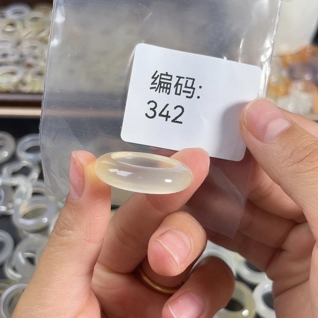 玛瑙/玉髓未镶嵌戒指342港18