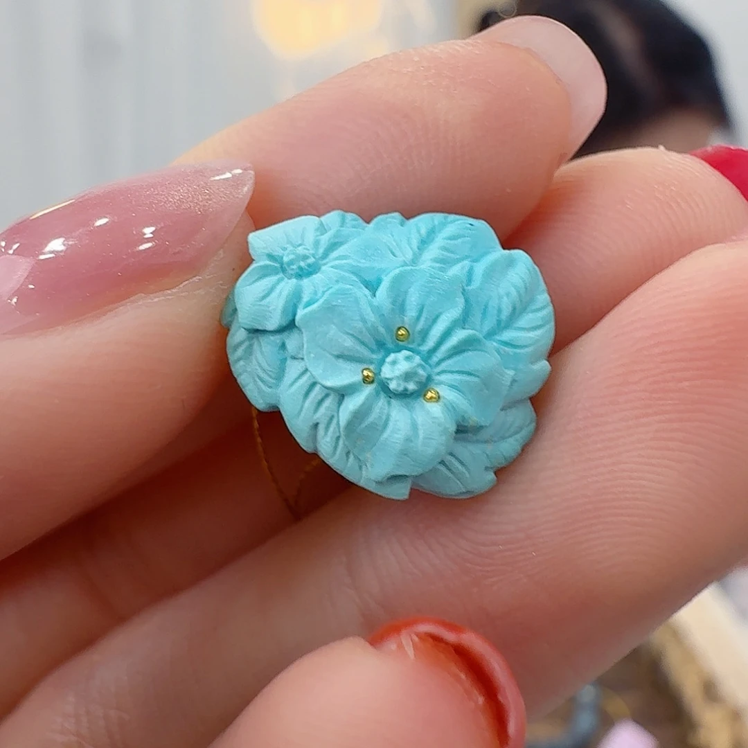 绿松石未镶嵌珠宝奇石