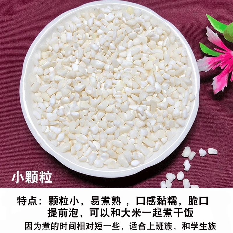 白糯玉米碴子熬粥粗粮去皮农家糯玉米糖水玉米粥煮饭