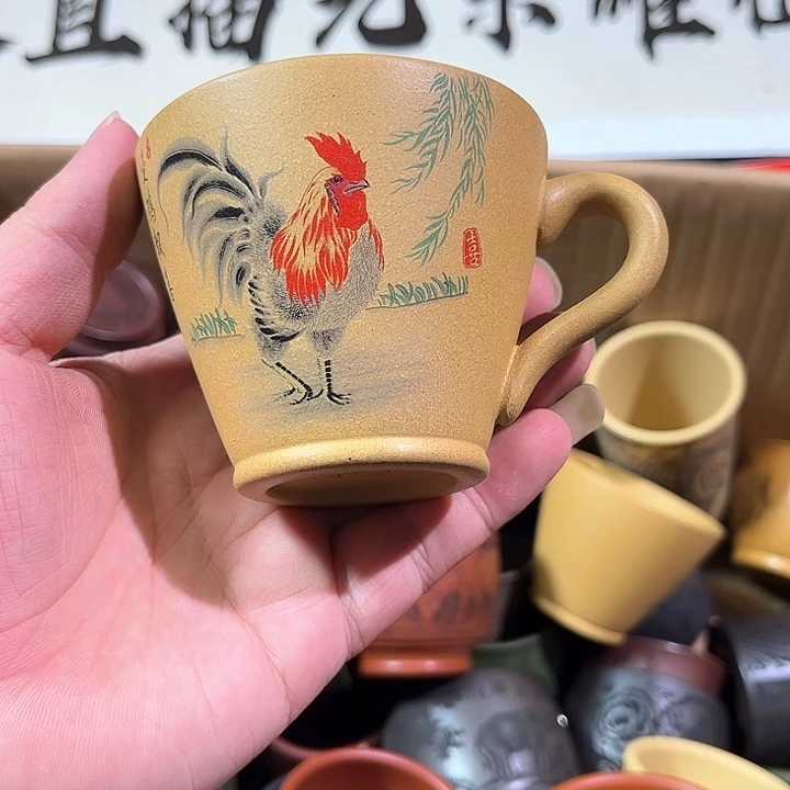 茶杯紫砂全手工紫砂主人杯