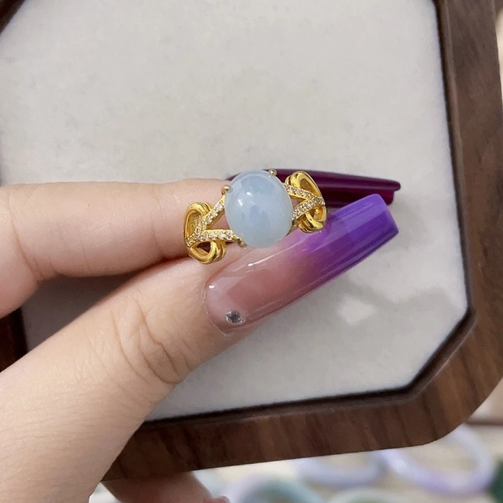 颈饰未镶嵌翡翠天然翡翠Ａ货