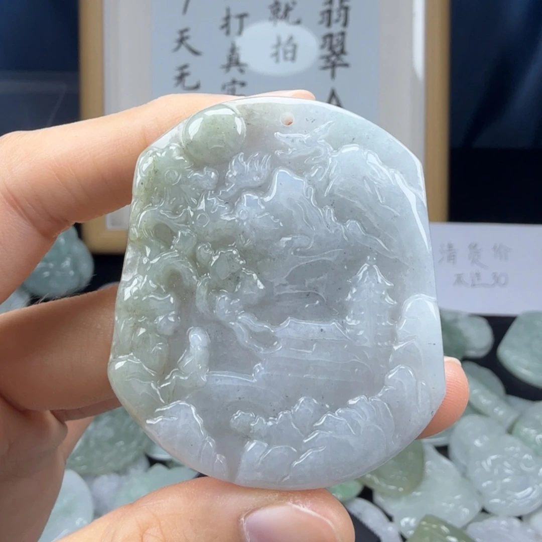 颈饰未镶嵌翡翠翡翠