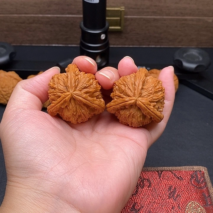 胖***醒把件文玩核桃白奔
