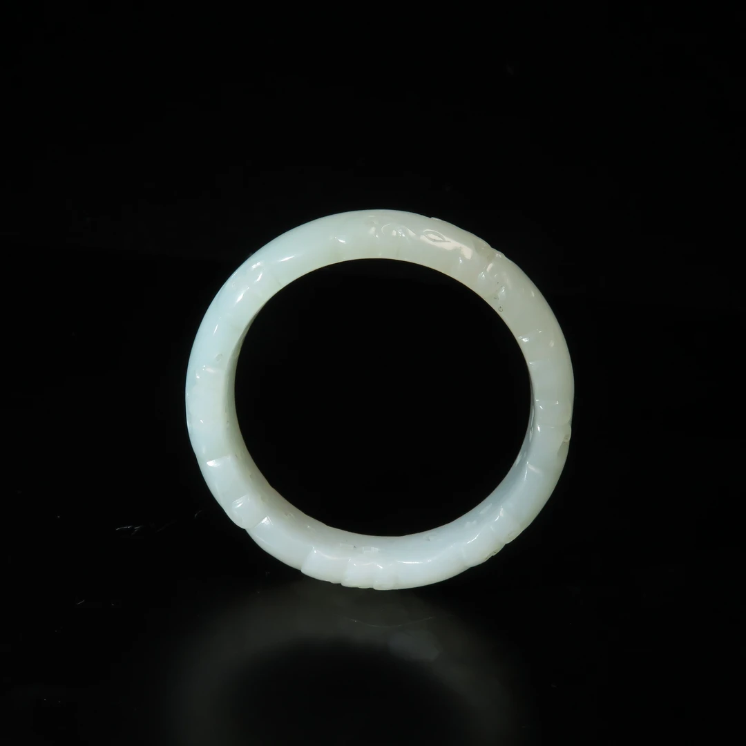 民国刻花玉镯/MZ556981/和田玉/民族文物