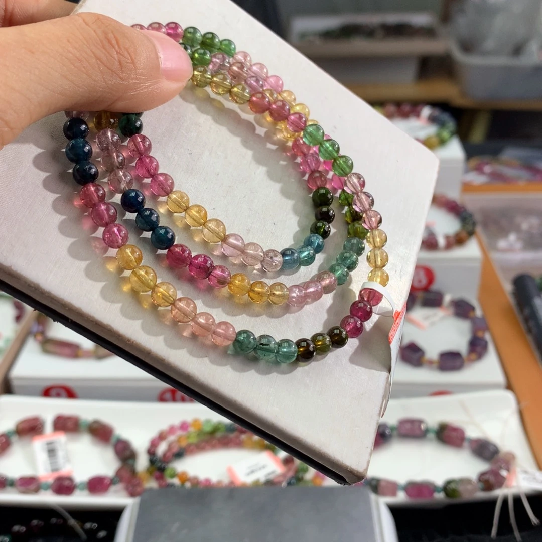 碧玺未镶嵌手链       5m