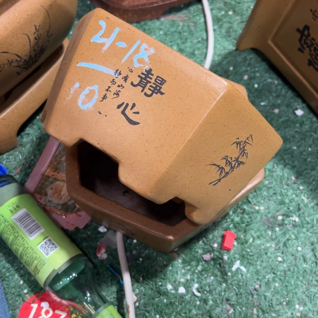 紫砂花盆紫砂花盆