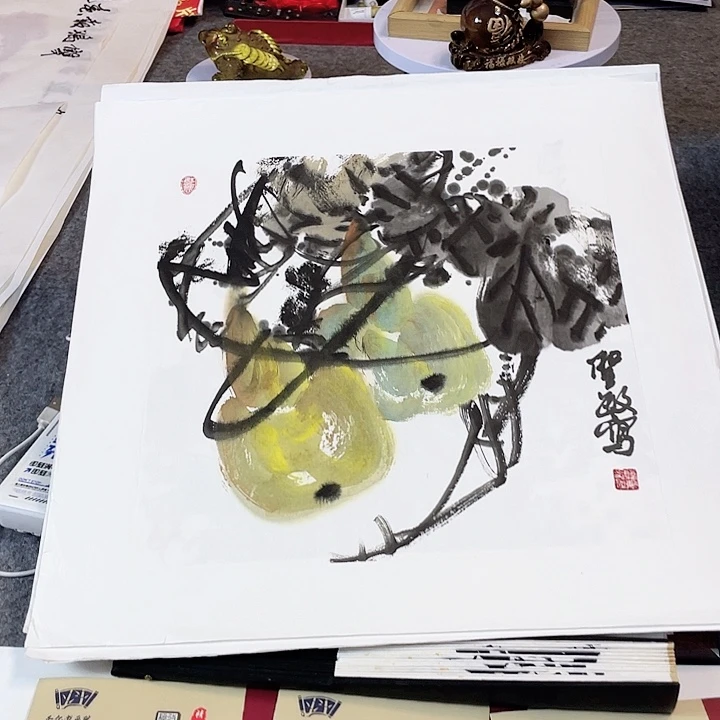 国画张圣敏先生纯手绘作品
