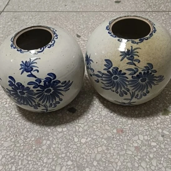 摆件陶青花陶瓷摆件青花陶瓷摆件青花陶瓷